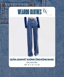 Quần Jean Nữ Xuông Rộng Weardo Clothes 2025
