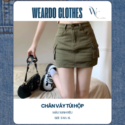 chân váy túi hộp