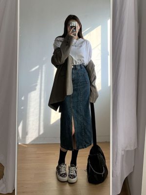 chân váy jeans