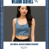 Áo Bra Jean Unisex Basic