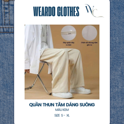 Quần Thun Tăm Dáng Suông