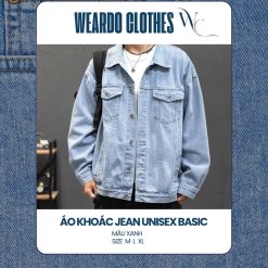 Áo khoác Jean Unisex Basic