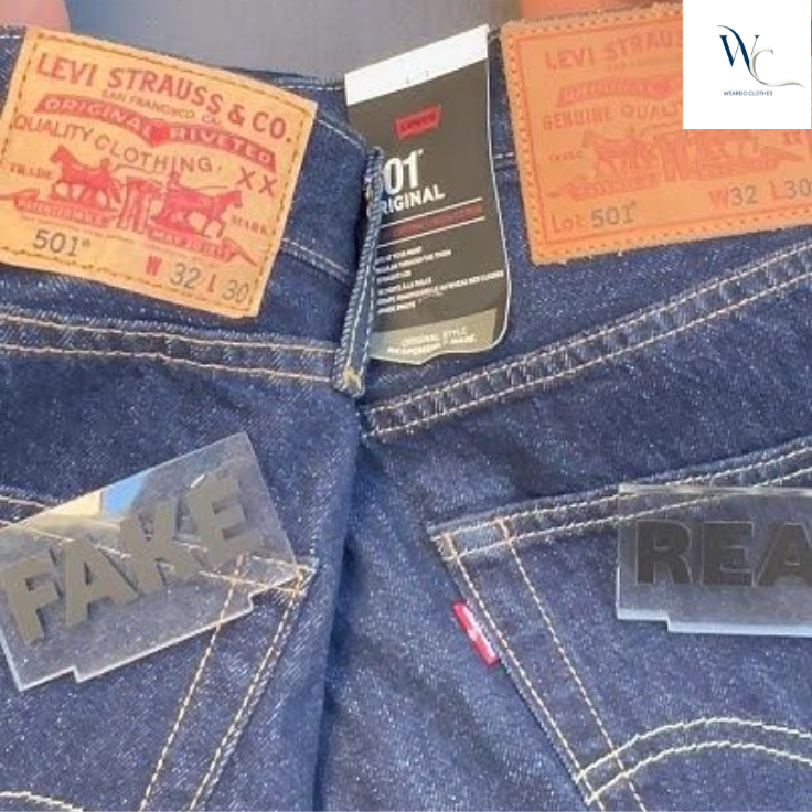 phân biệt quần jean fake và real