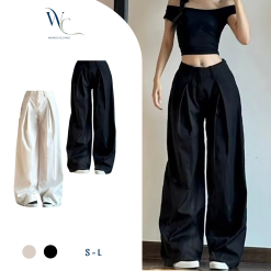 quần kaki cạp trễ nữ