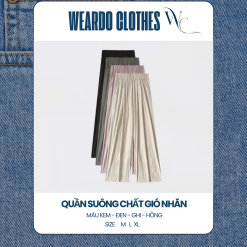 quần suông chất gió