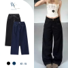 quần jean nữ suộng rộng clothes đen