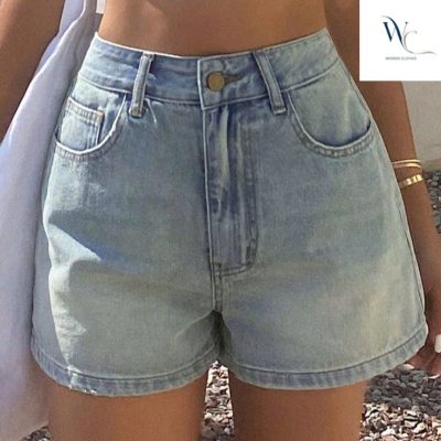 quần short jeans wash loang