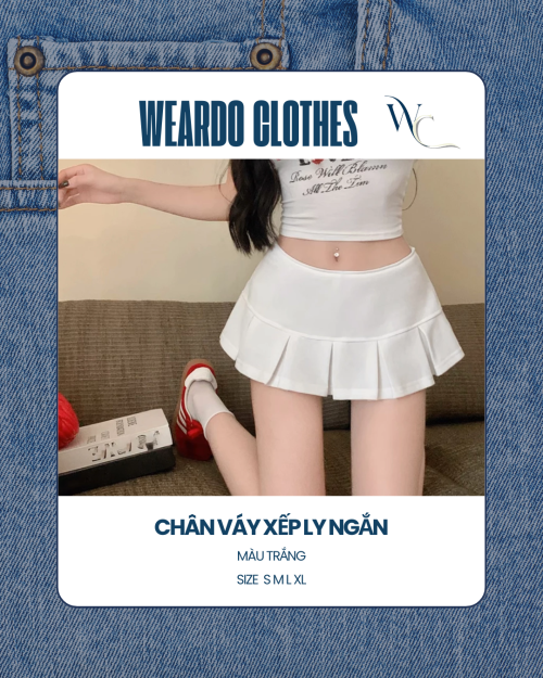 Chân váy xếp ly