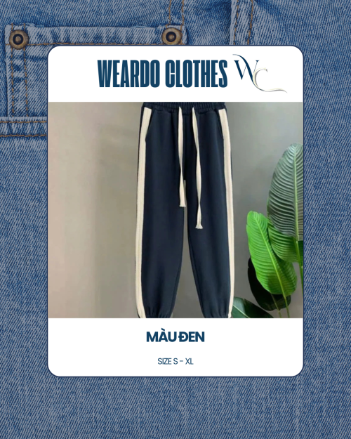 Quần jogger nỉ tăm