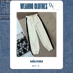 Quần jogger nỉ tăm