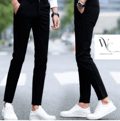 quần âu nam form ôm sát